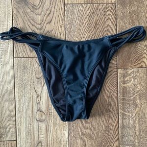Forever 21 black bikini bottoms